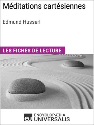 cover image of Méditations cartésiennes d'Edmund Husserl